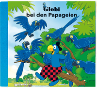 Vorderes Coverbild Globi bei den Papageien CD