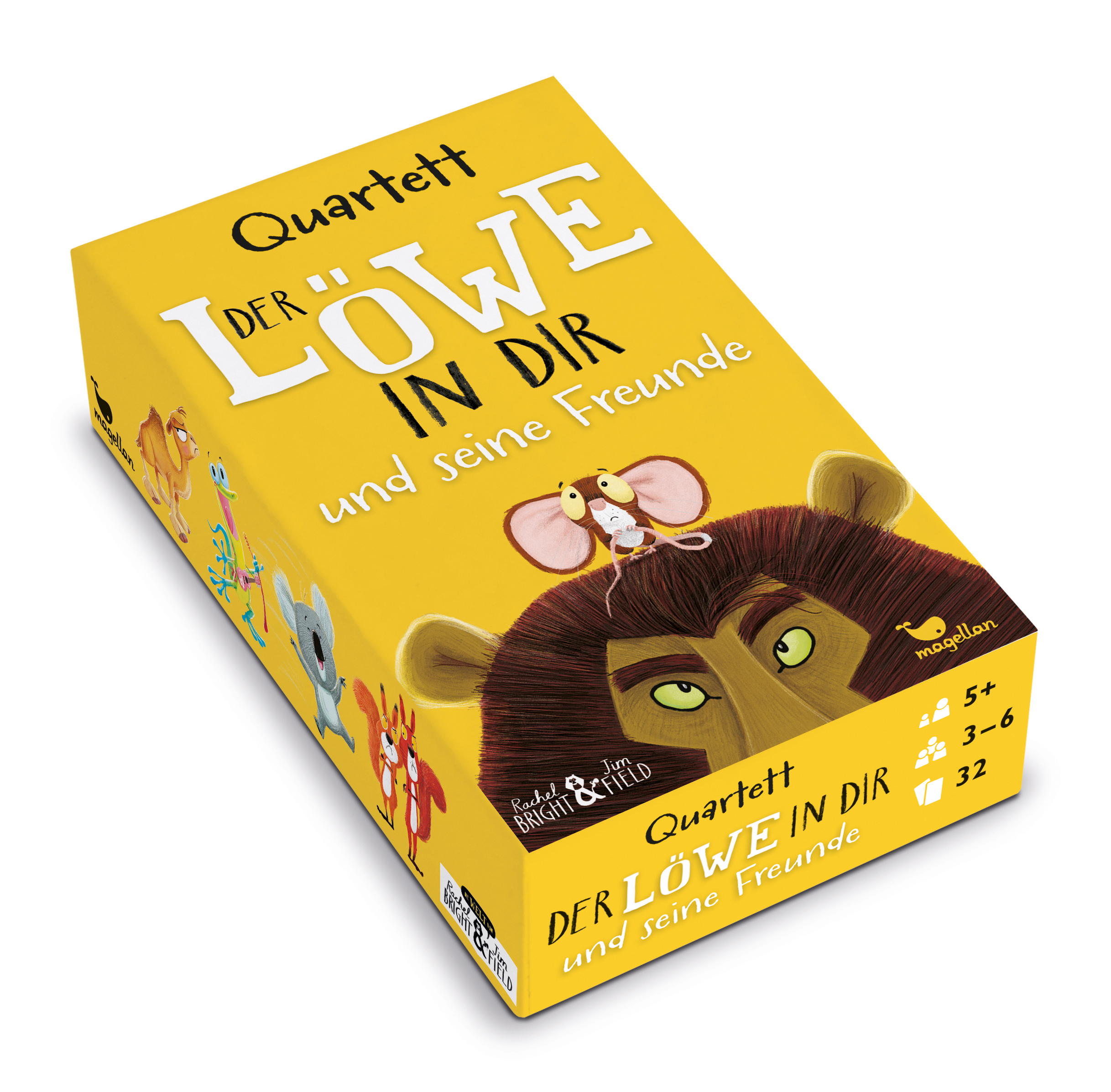 Gesamtes Coverbild Quartett - Der Löwe in dir und seine Freunde