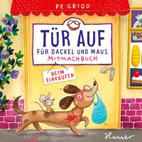 Vorderes Coverbild Tür auf für Dackel und Maus - Beim Einkaufen