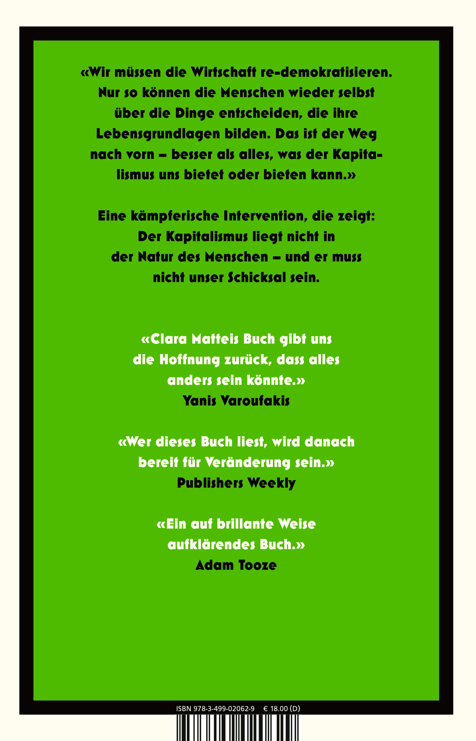 Rückseitencover Escape from Capitalism