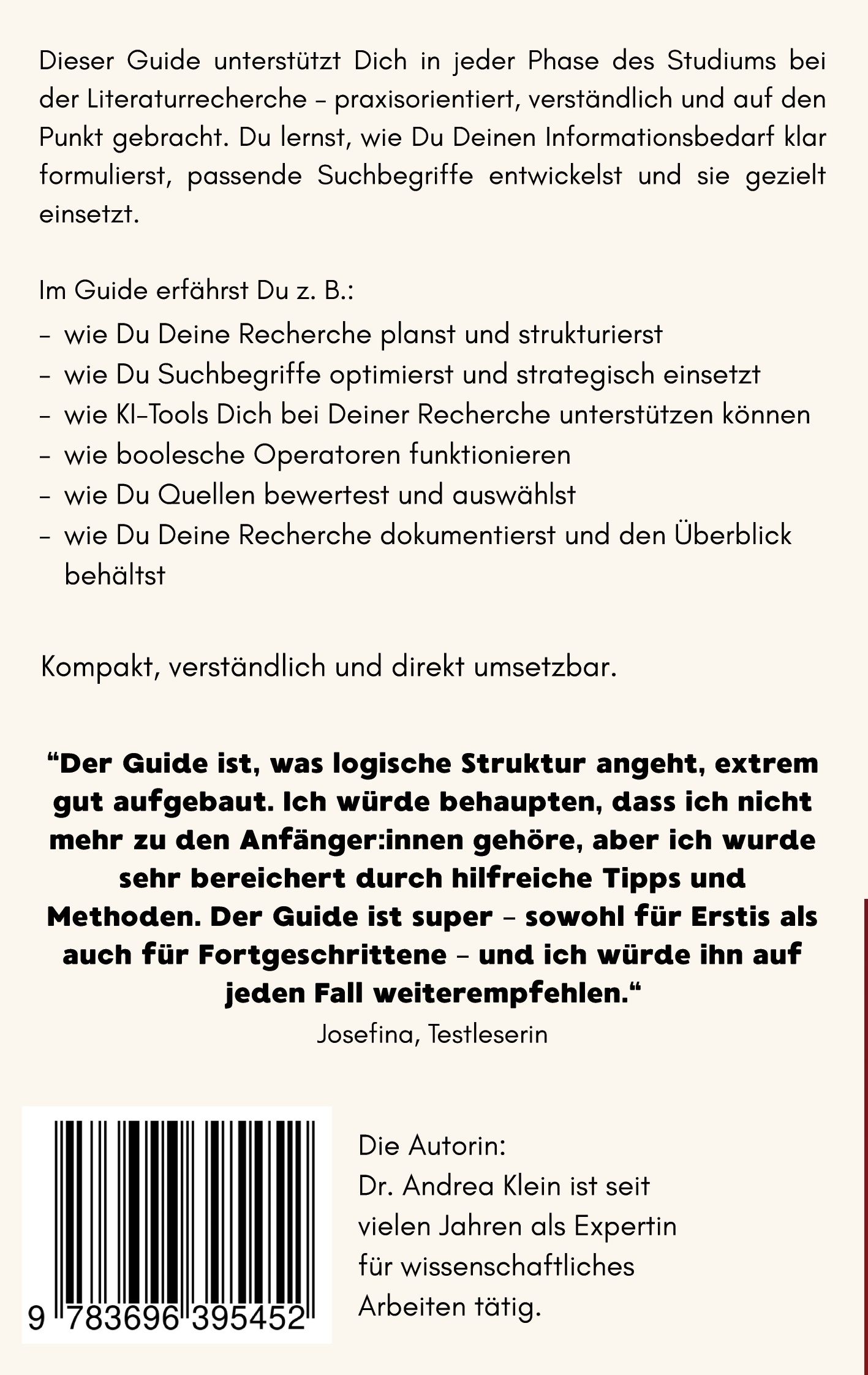 Rückseitencover einfach recherchieren