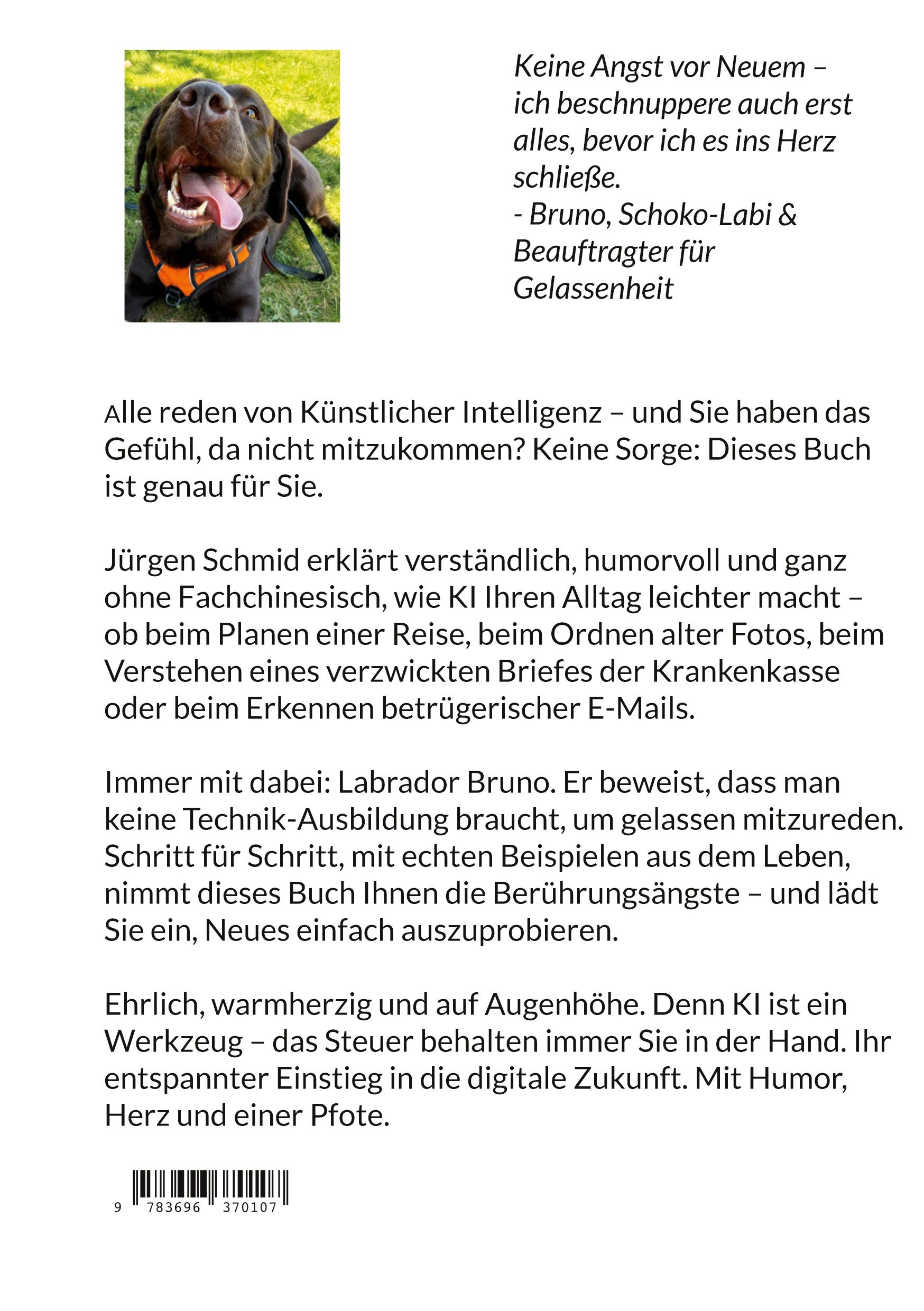Rückseitencover Rente, Gassi, KI