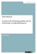 Vorderes Coverbild Gewalt in der Erziehung. Einfluss auf die Entstehung von Jugenddelinquenz