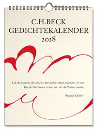 Vorderes Coverbild C.H. Beck Gedichtekalender