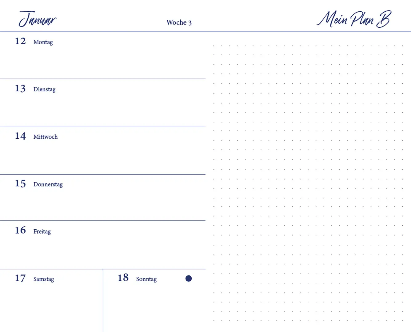 Beispielinhalt (Bild) Plan B