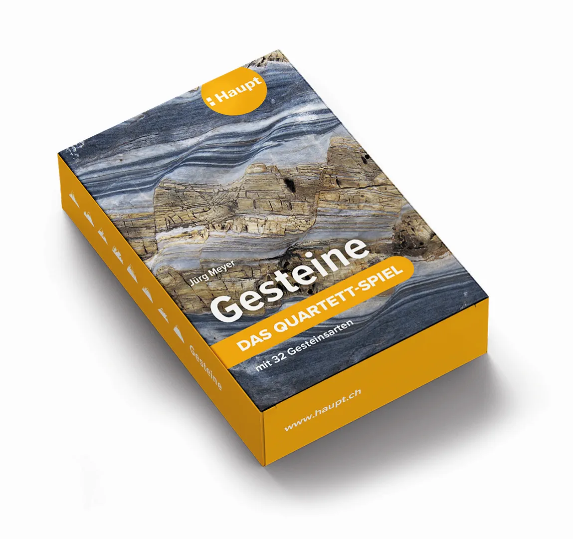 Rückseitencover Gesteine – das Quartett-Spiel