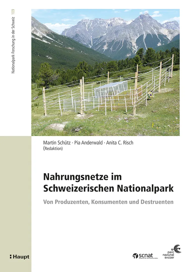 Vorderes Coverbild Nahrungsnetze im Schweizerischen Nationalpark