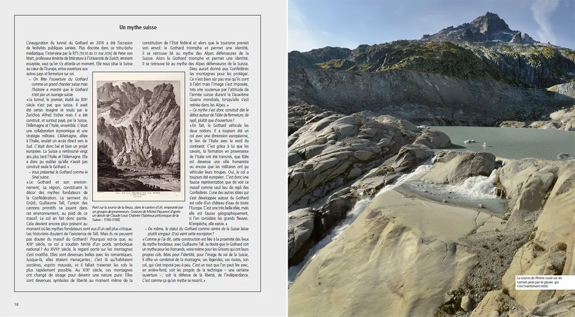 Beispielinhalt (Bild) Aux sources de la Suisse