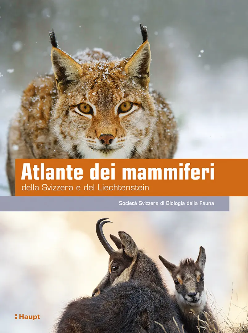 Vorderes Coverbild Atlante dei mammiferi della Svizzera e del Liechtenstein