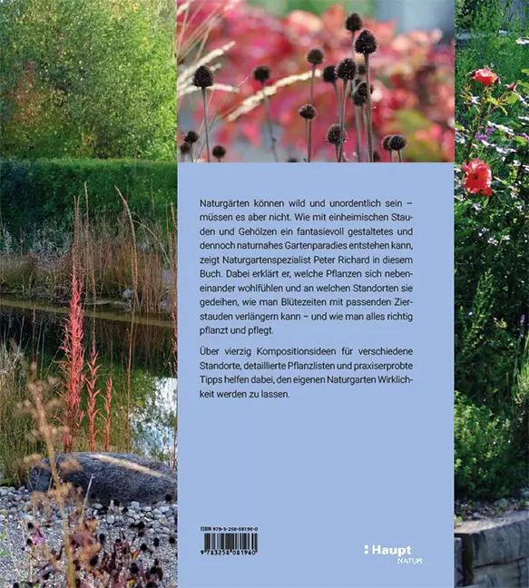 Rückseitencover Pflanzenkompositionen für den Naturgarten