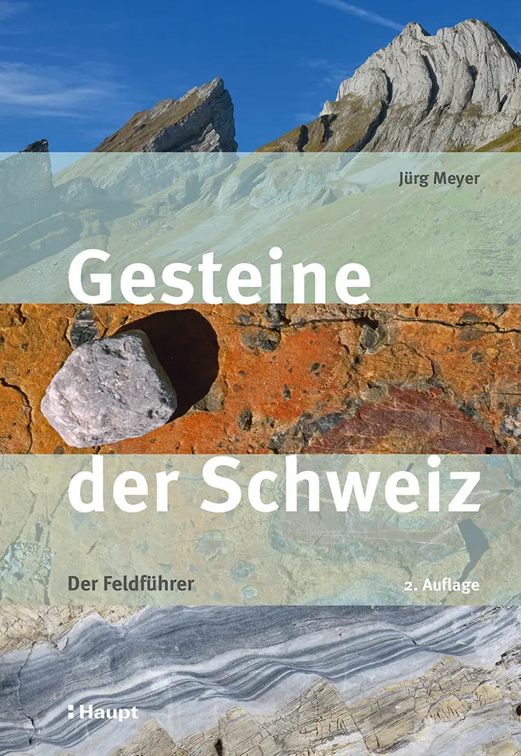 Vorderes Coverbild Gesteine der Schweiz