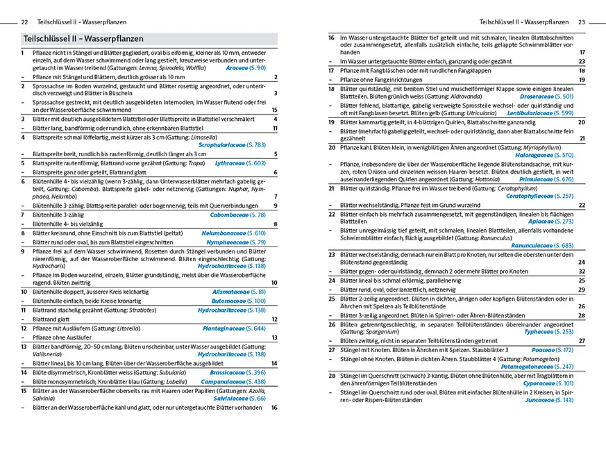 Beispielinhalt (Bild) Flora Helvetica - Exkursionsflora