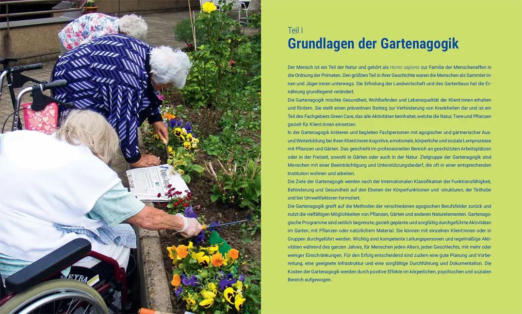 Beispielinhalt (Bild) Praxisbuch Gartenagogik