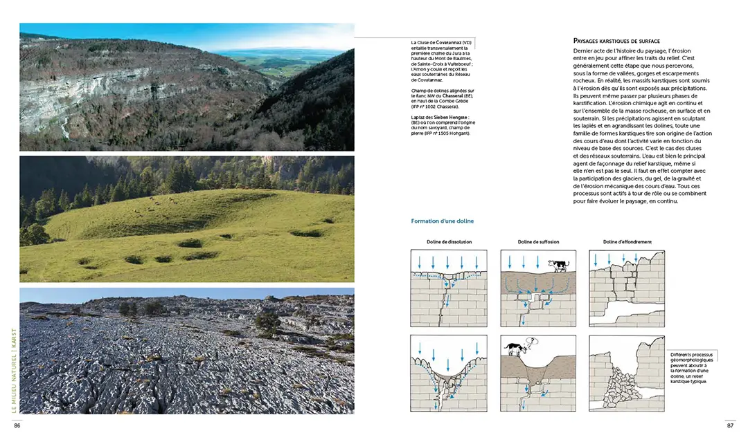 Beispielinhalt (Bild) Dans les grottes de Suisse