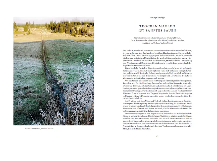 Beispielinhalt (Bild) Trockenmauern