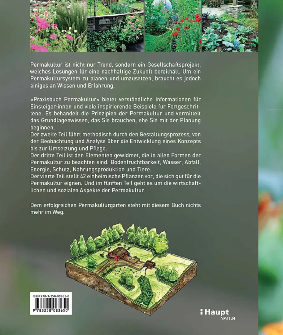 Rückseitencover Praxisbuch Permakultur