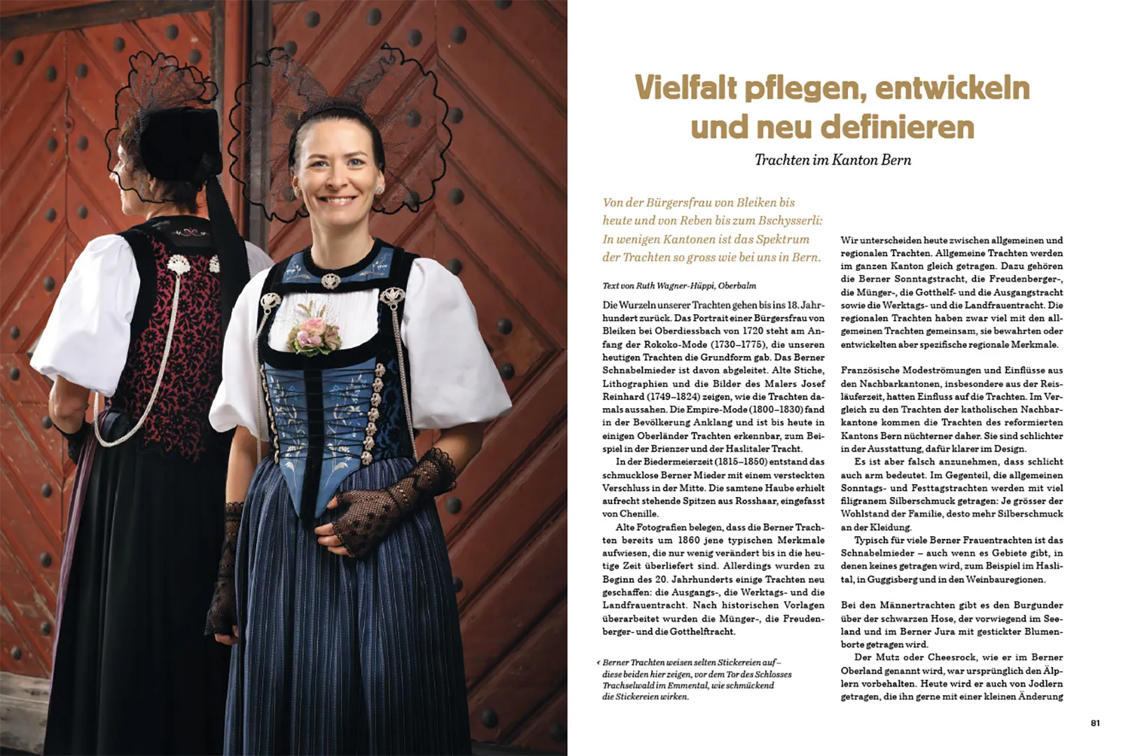 Beispielinhalt (Bild) Das Schweizer Trachtenbuch