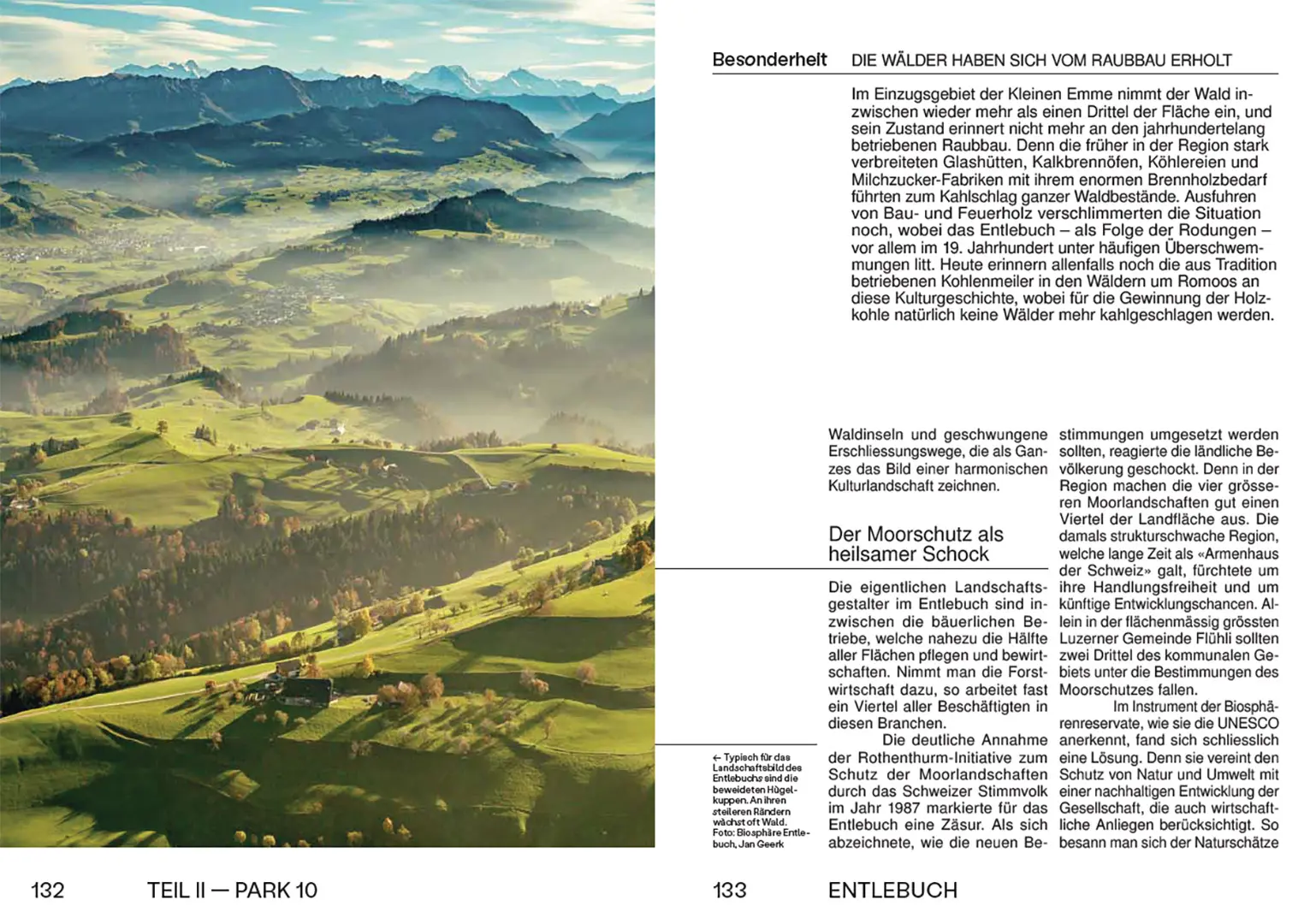 Beispielinhalt (Bild) Die Schweizer Pärke
