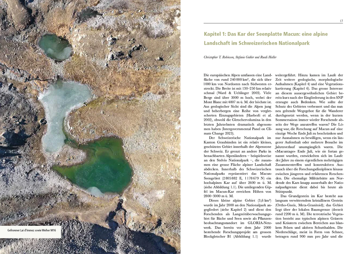 Beispielinhalt (Bild) Alpine Ökosysteme im Schweizerischen Nationalpark