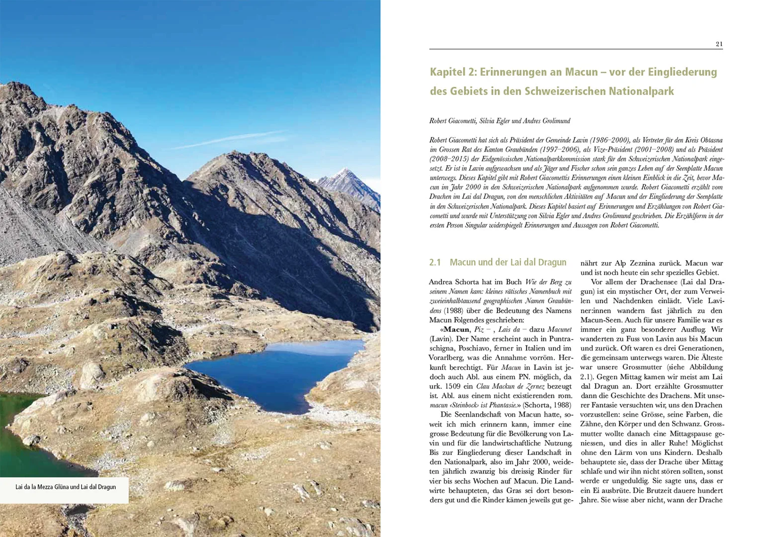 Beispielinhalt (Bild) Alpine Ökosysteme im Schweizerischen Nationalpark