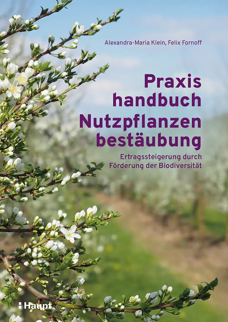 Vorderes Coverbild Praxishandbuch Nutzpflanzenbestäubung