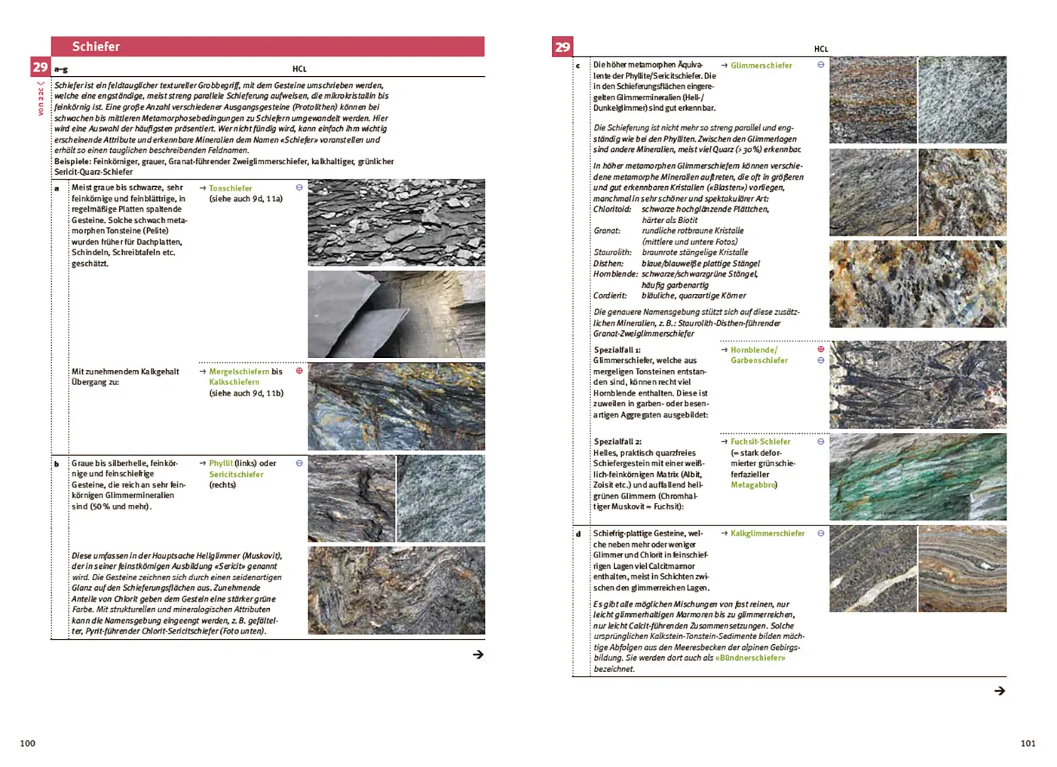 Beispielinhalt (Bild) Gesteine einfach bestimmen
