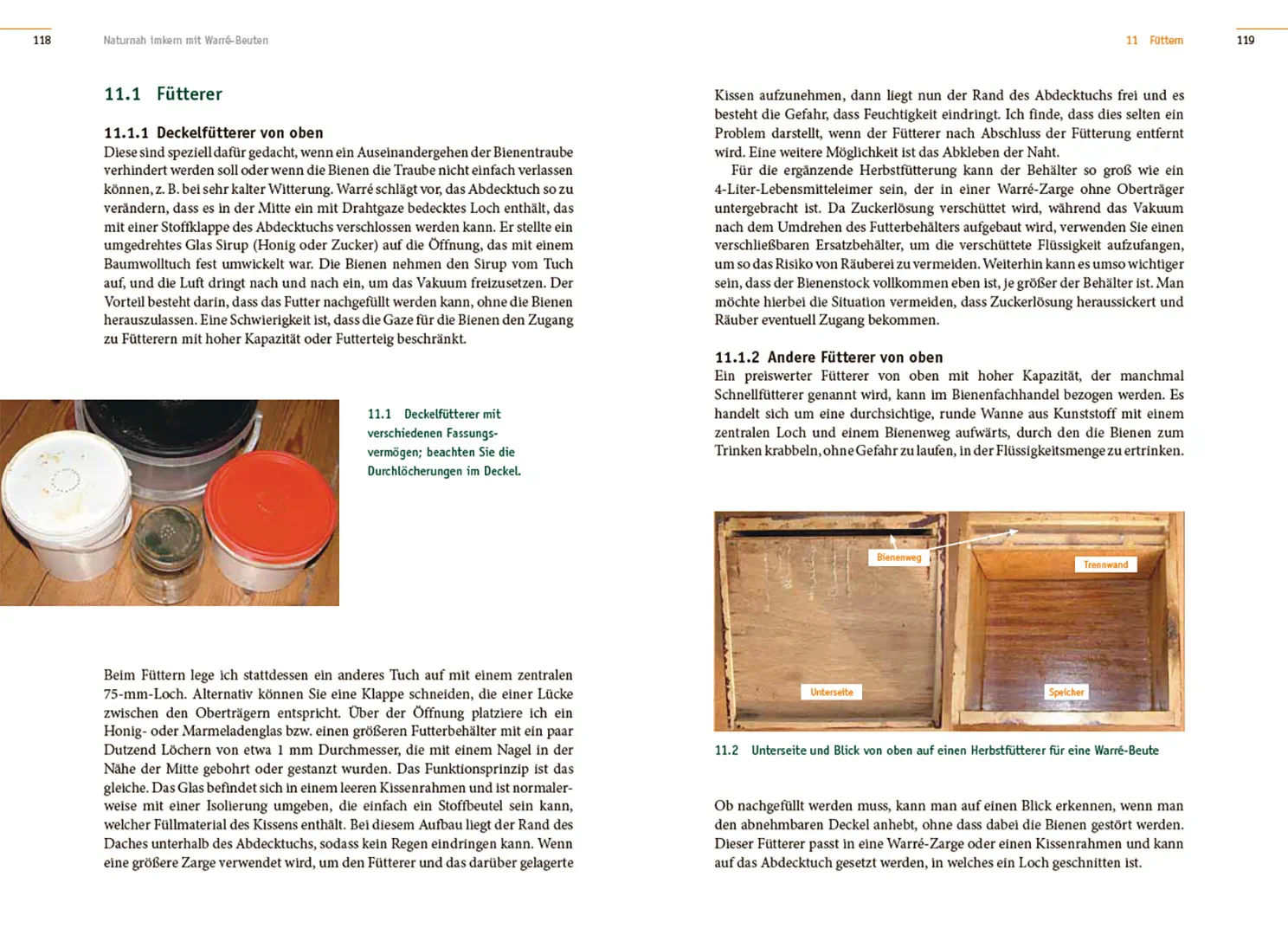 Beispielinhalt (Bild) Naturnah imkern mit Warré-Beuten