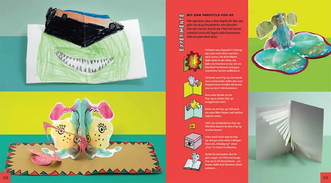 Beispielinhalt (Bild) Die Pop-up-Werkstatt für Kinder