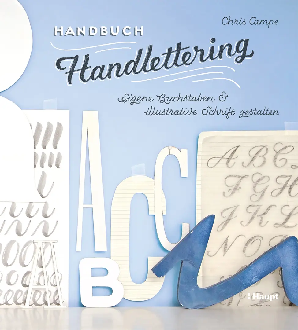 Vorderes Coverbild Handbuch Handlettering