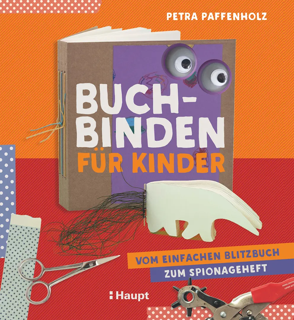 Vorderes Coverbild Buchbinden für Kinder