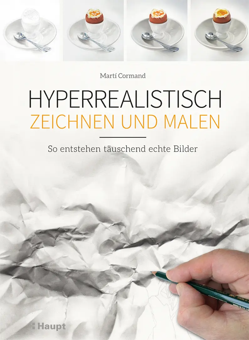Vorderes Coverbild Hyperrealistisch zeichnen und malen