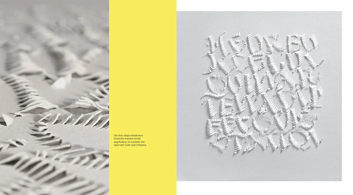 Beispielinhalt (Bild) Schriftbilder – experimentelle Kalligrafie