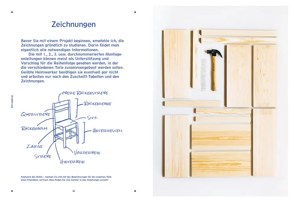 Beispielinhalt (Bild) Mit Hammer und Nagel