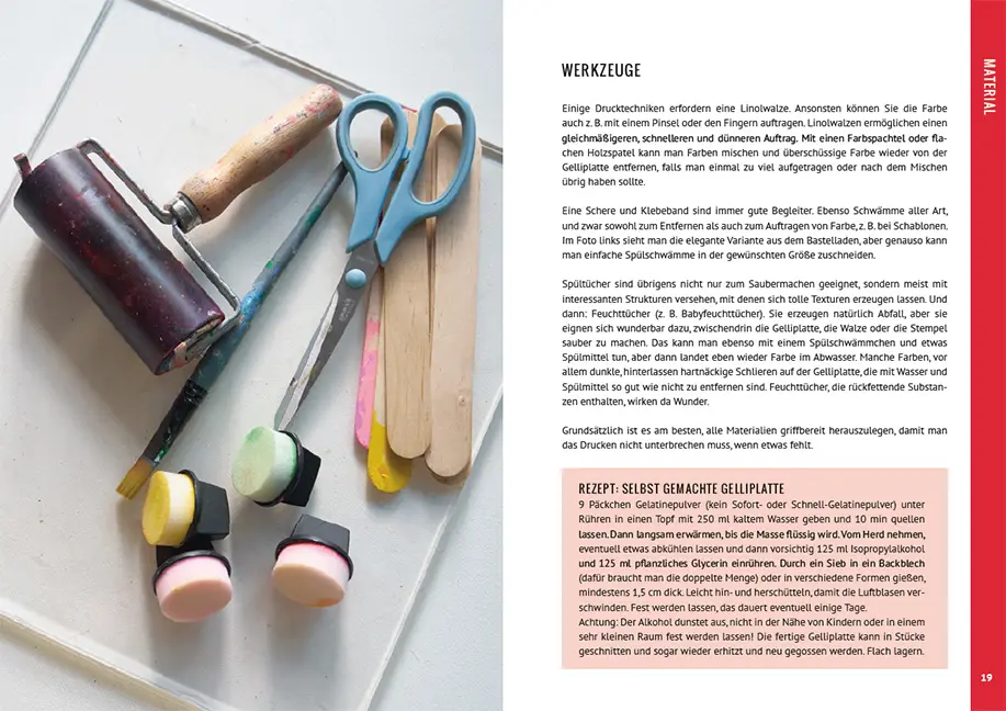 Beispielinhalt (Bild) Gelliprint