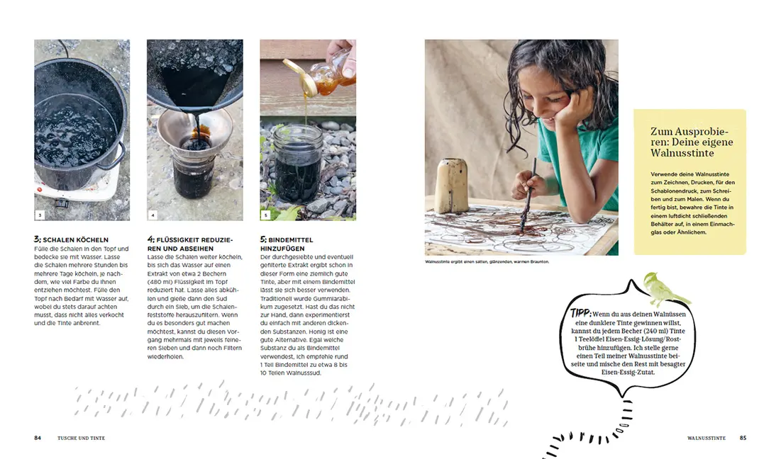 Beispielinhalt (Bild) Malwerkstatt Natur für Kinder