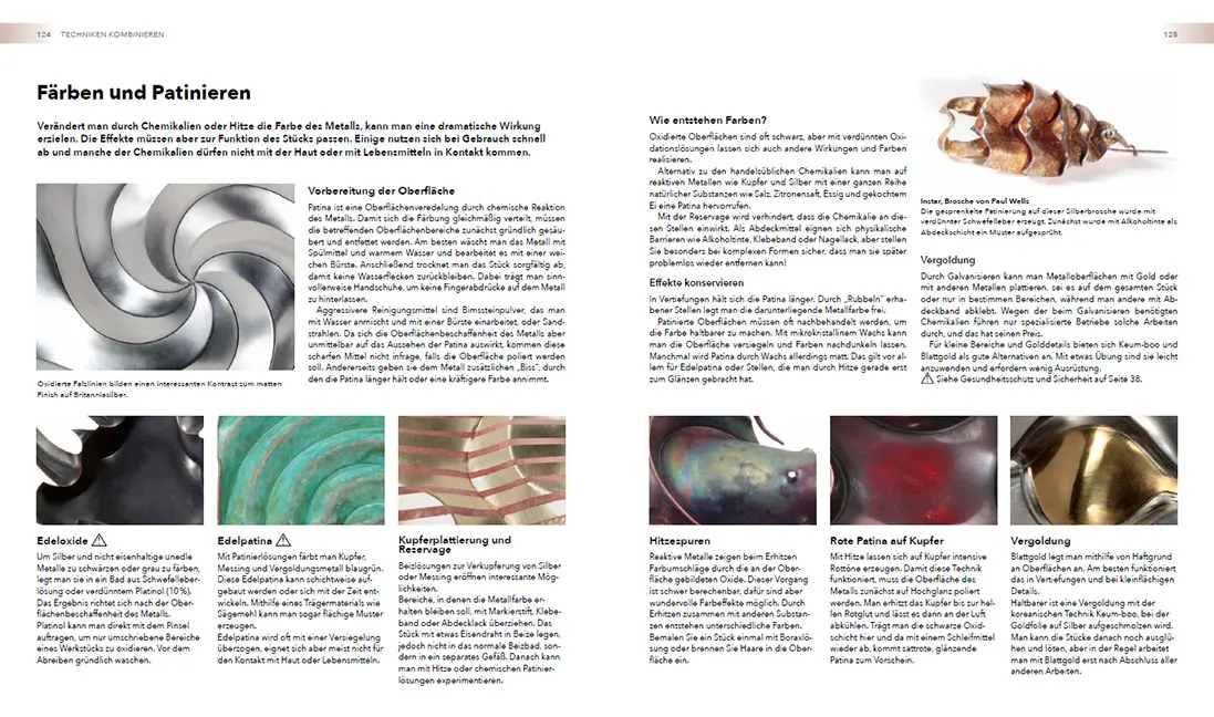 Beispielinhalt (Bild) Neue Techniken der Schmuckgestaltung