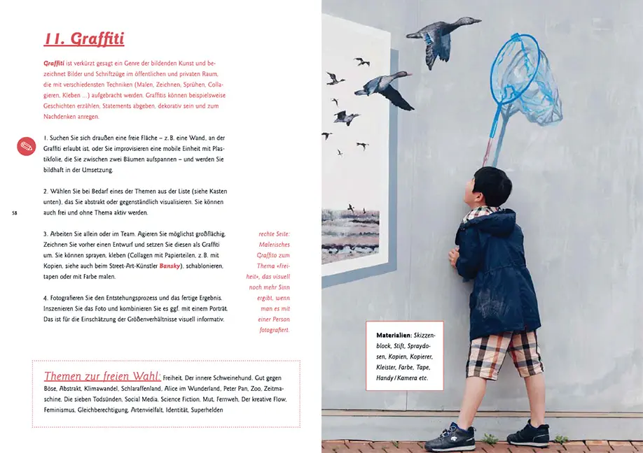 Beispielinhalt (Bild) Kreativ unter freiem Himmel