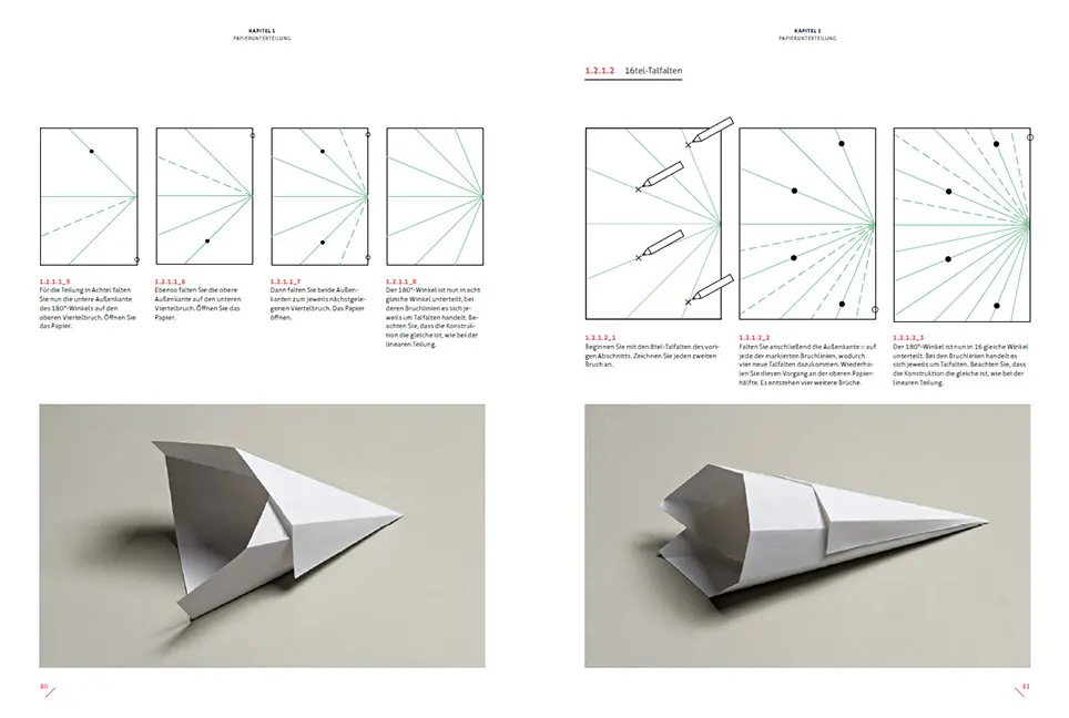 Beispielinhalt (Bild) Falttechniken