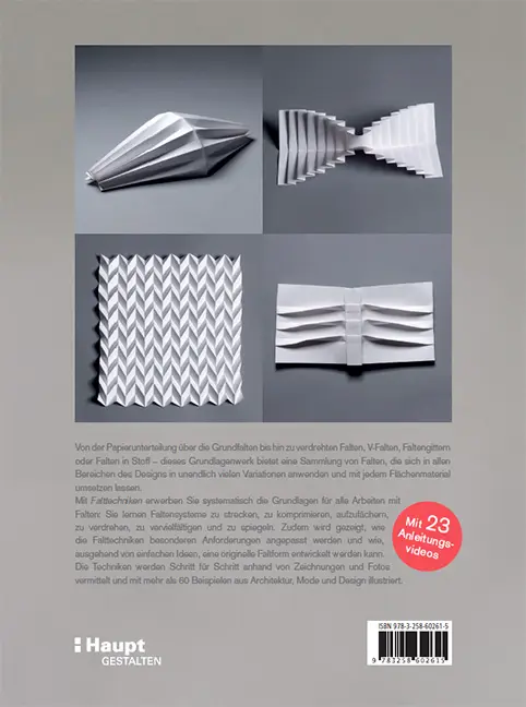 Rückseitencover Falttechniken