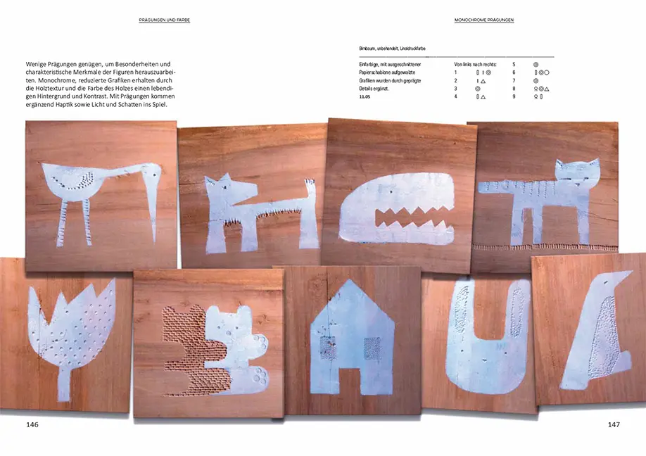 Beispielinhalt (Bild) Holz prägen