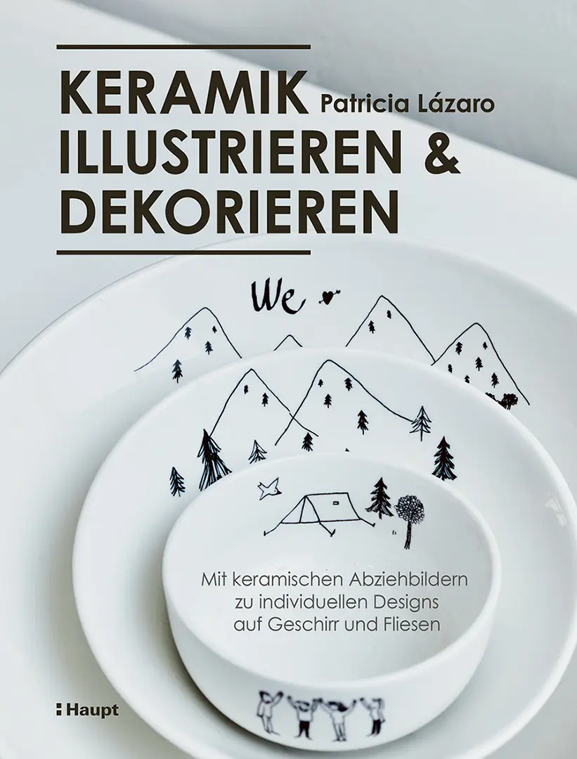 Vorderes Coverbild Keramik illustrieren und dekorieren