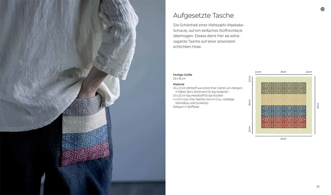 Beispielinhalt (Bild) Japanische Muster sticken