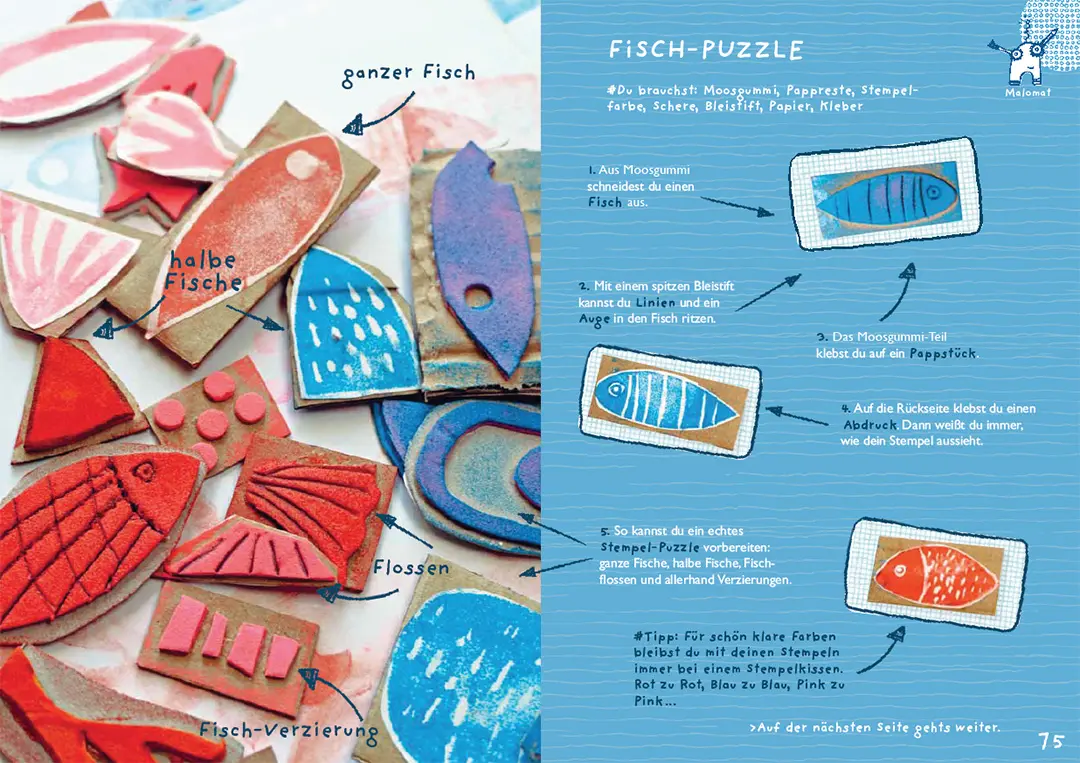 Beispielinhalt (Bild) Malwerkstatt für Kinder