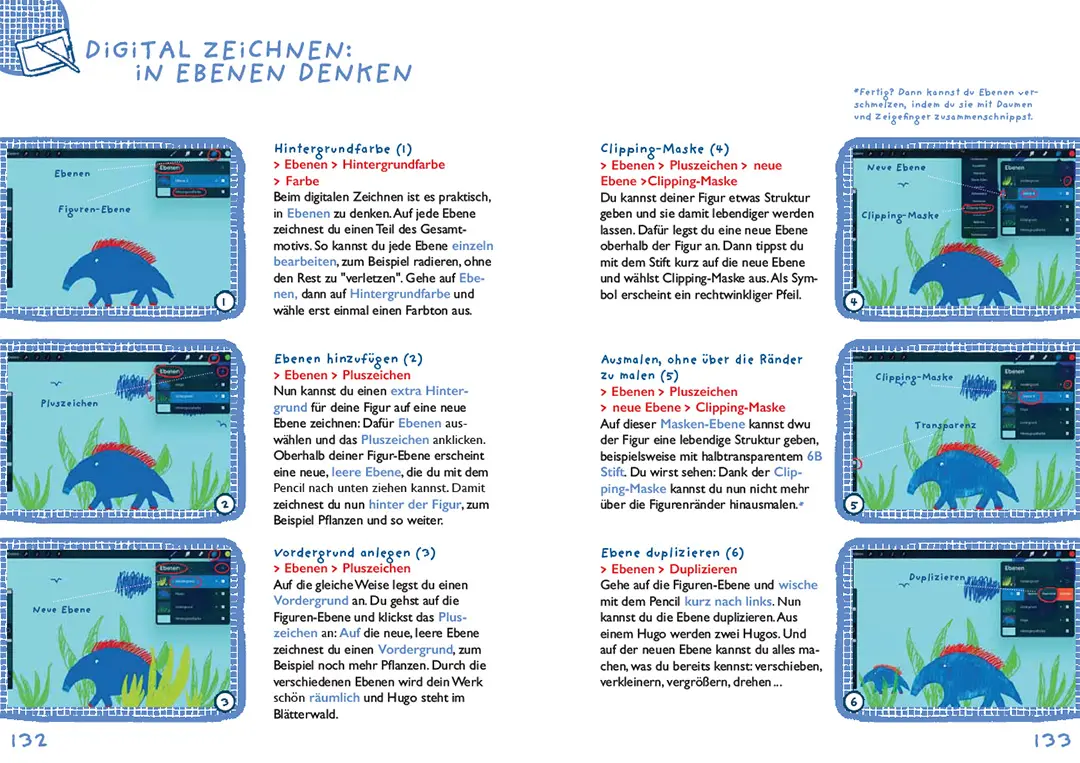 Beispielinhalt (Bild) Malwerkstatt für Kinder