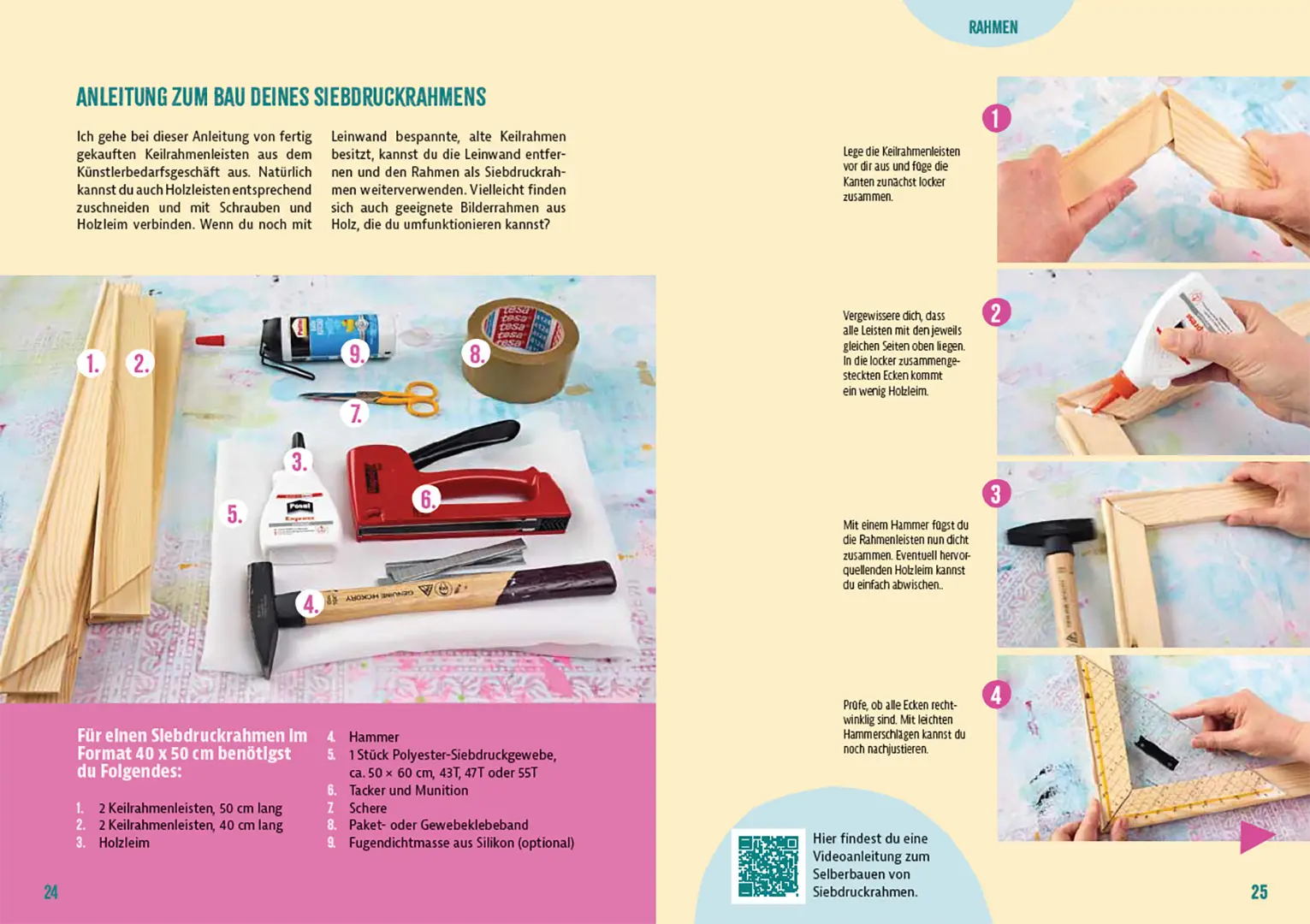 Beispielinhalt (Bild) Einfach Siebdruck