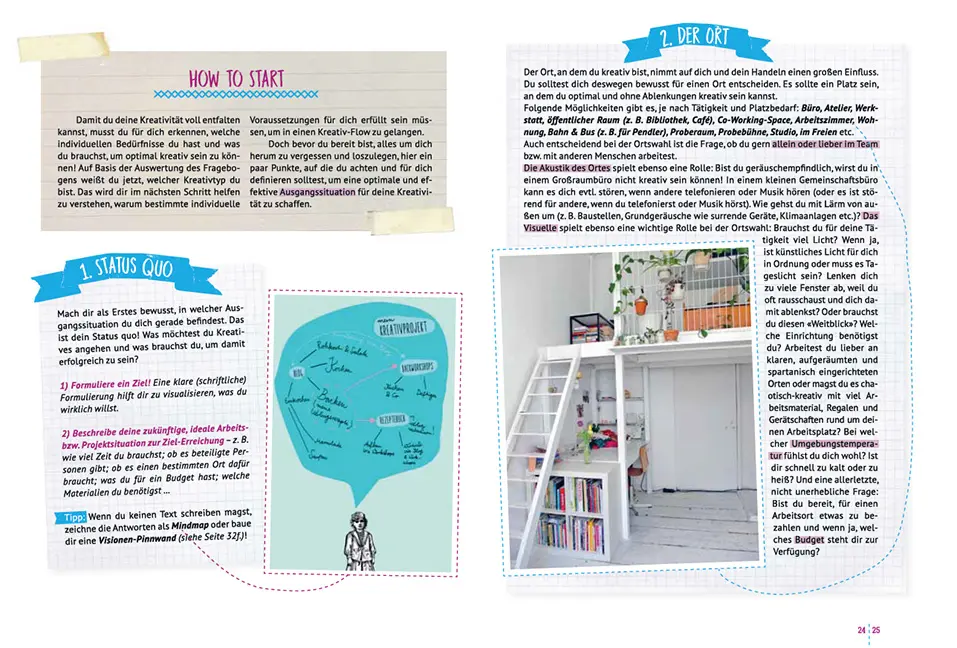 Beispielinhalt (Bild) Kopf frei für den kreativen Flow