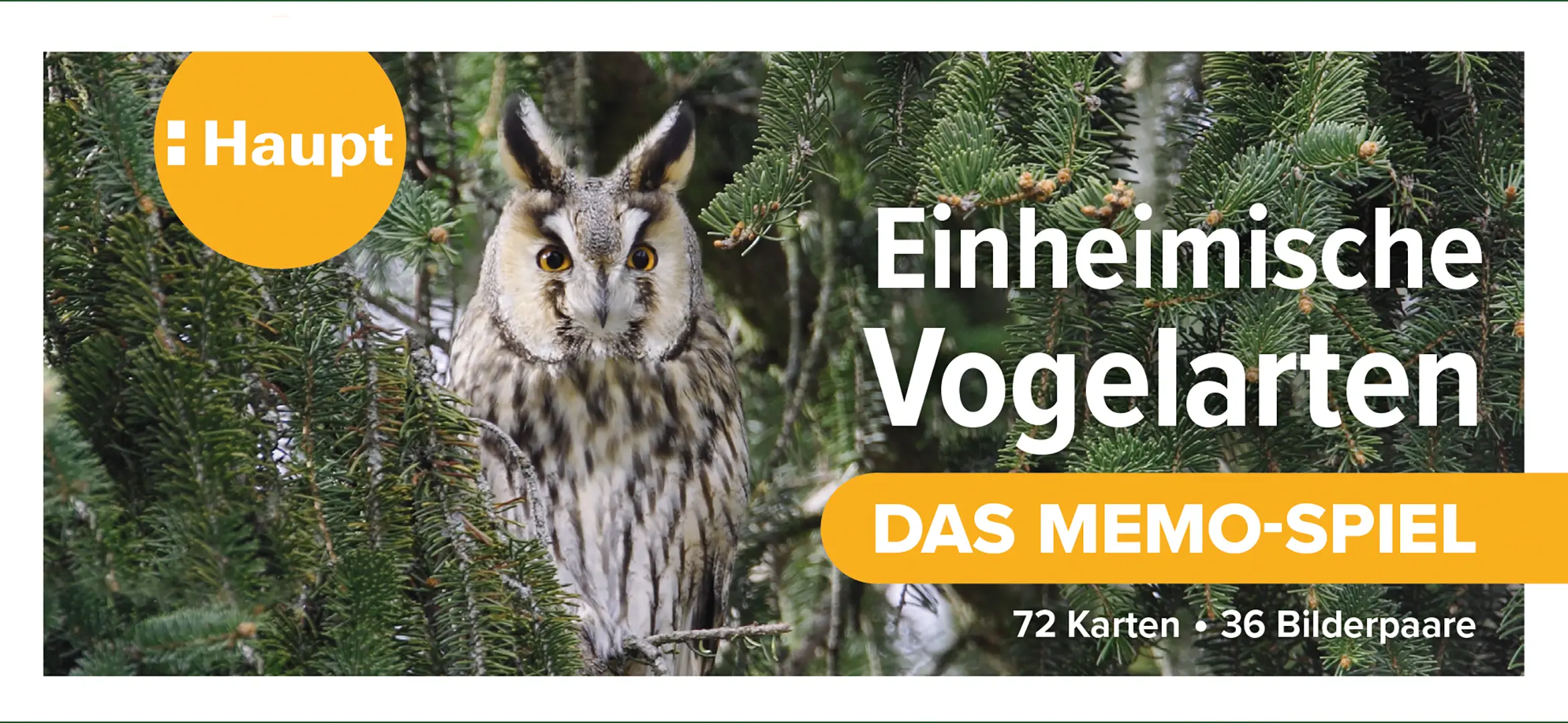 Vorderes Coverbild Einheimische Vogelarten – das Memo-Spiel