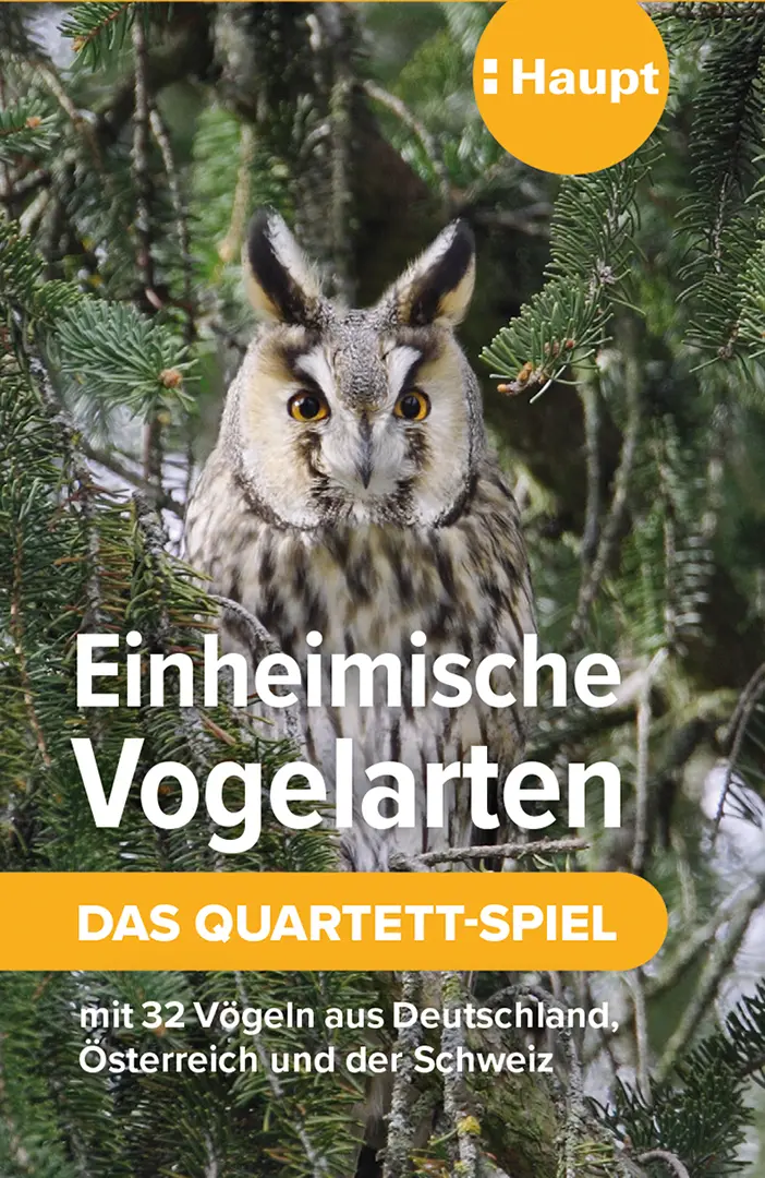 Vorderes Coverbild Einheimische Vogelarten – das Quartett-Spiel