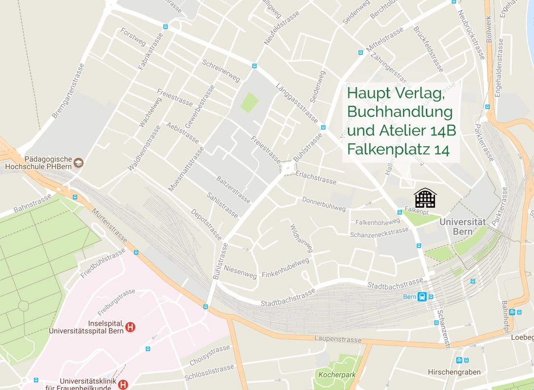 Lageplan Haupt Verlag AG, Falkenplatz 14, 3012 Bern