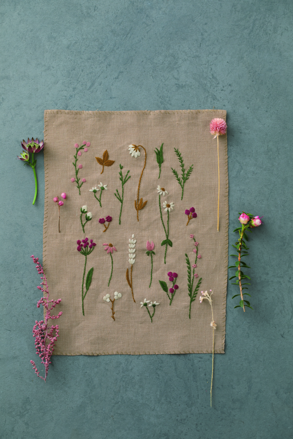 Blumenmuster sticken: Ein Selbstversuch